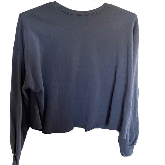 NWT Women’s Spooky smiley face sweatshirt gray with graphic size XXL Halloween - Picture 3 of 10